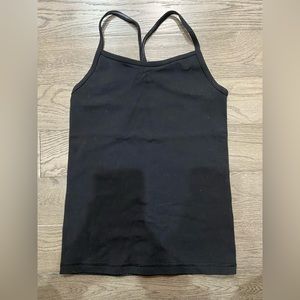black ivivva workout tank top